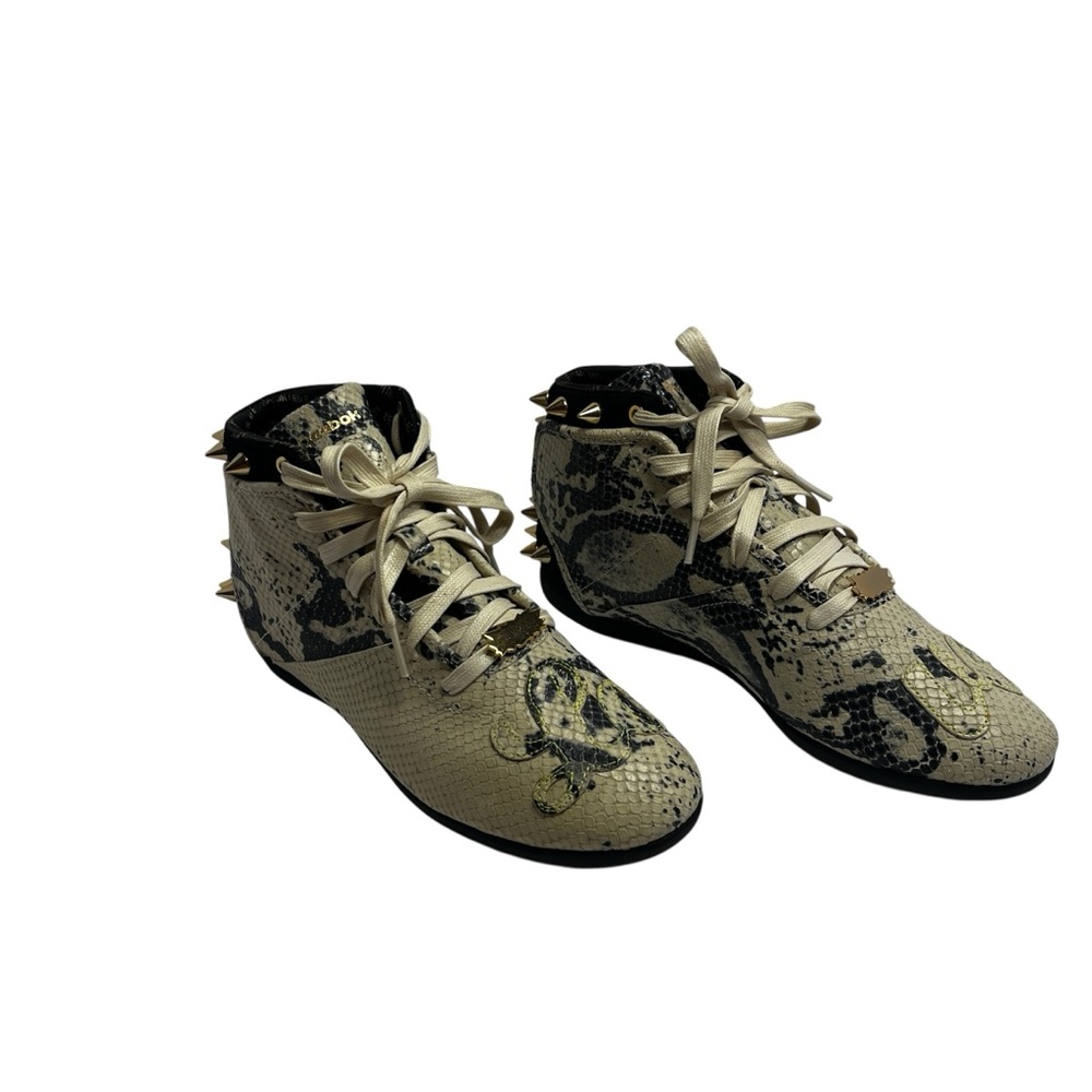 Melody Ehsani X Reebok Limited Edition Snakeskin Love Studded Sneakers Sz 10